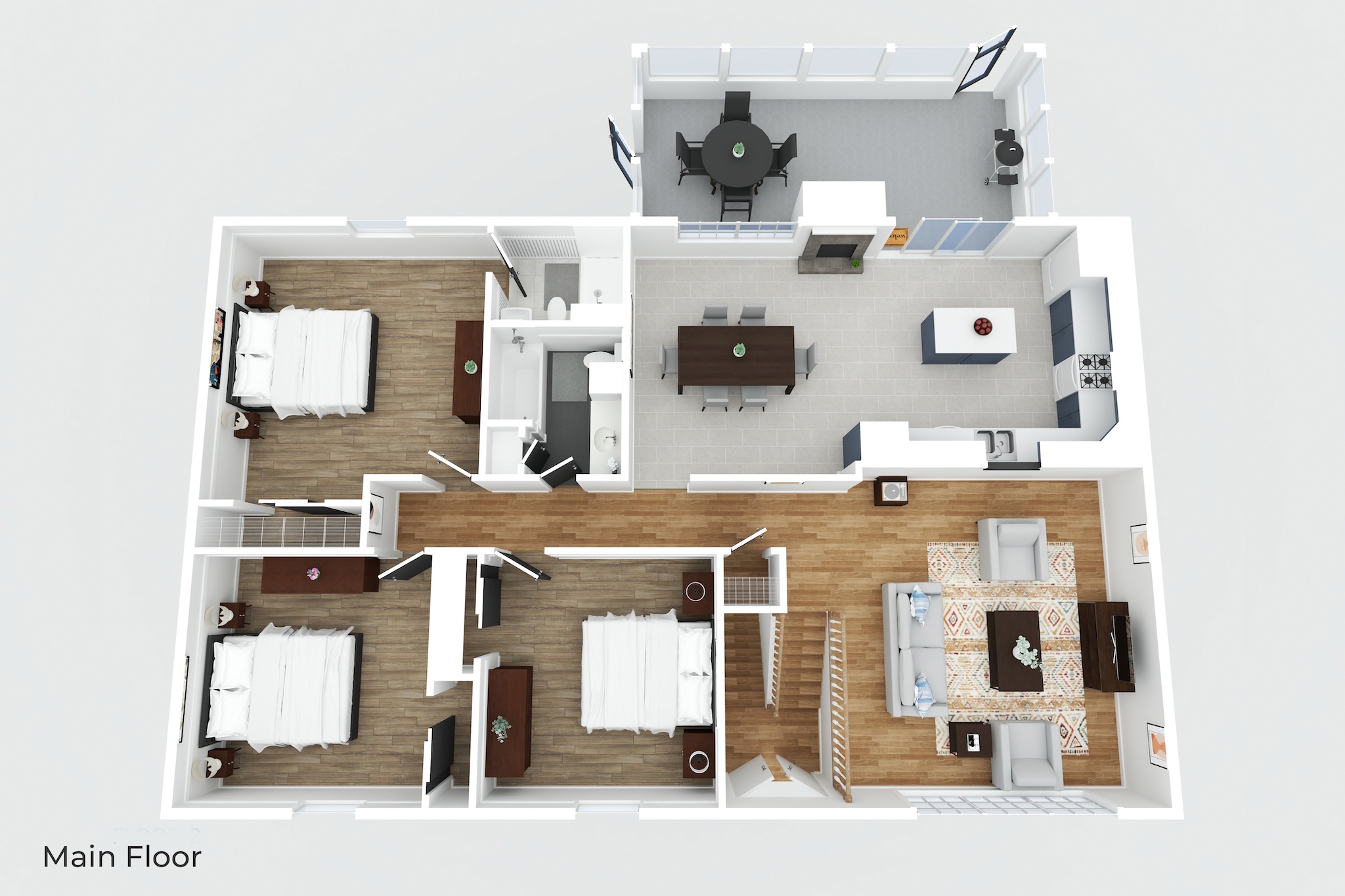 3 Bedrooms Bedrooms, ,2 BathroomsBathrooms,Woodford Rentals,For Rent,1357