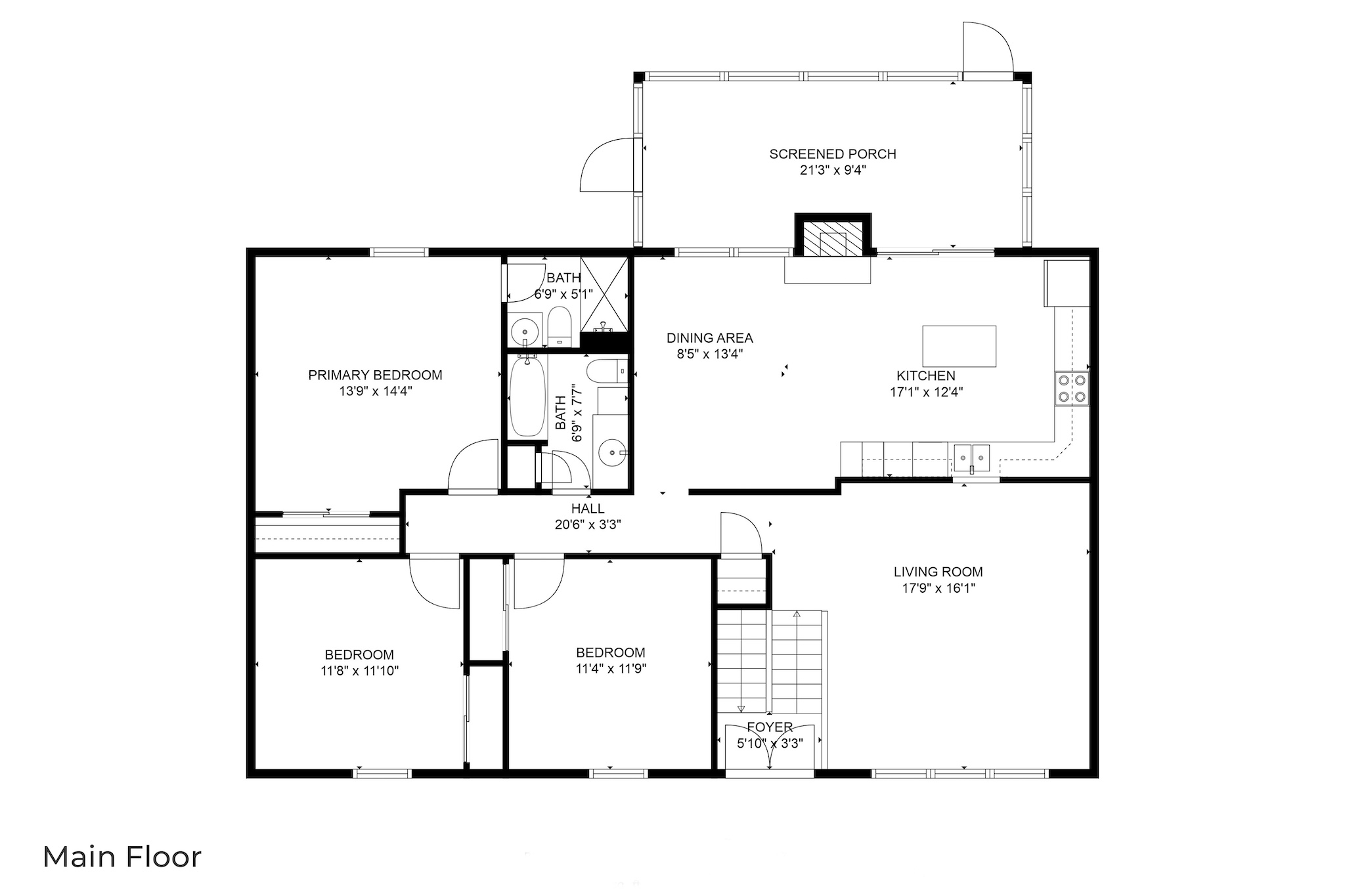 3 Bedrooms Bedrooms, ,2 BathroomsBathrooms,Woodford Rentals,For Rent,1357