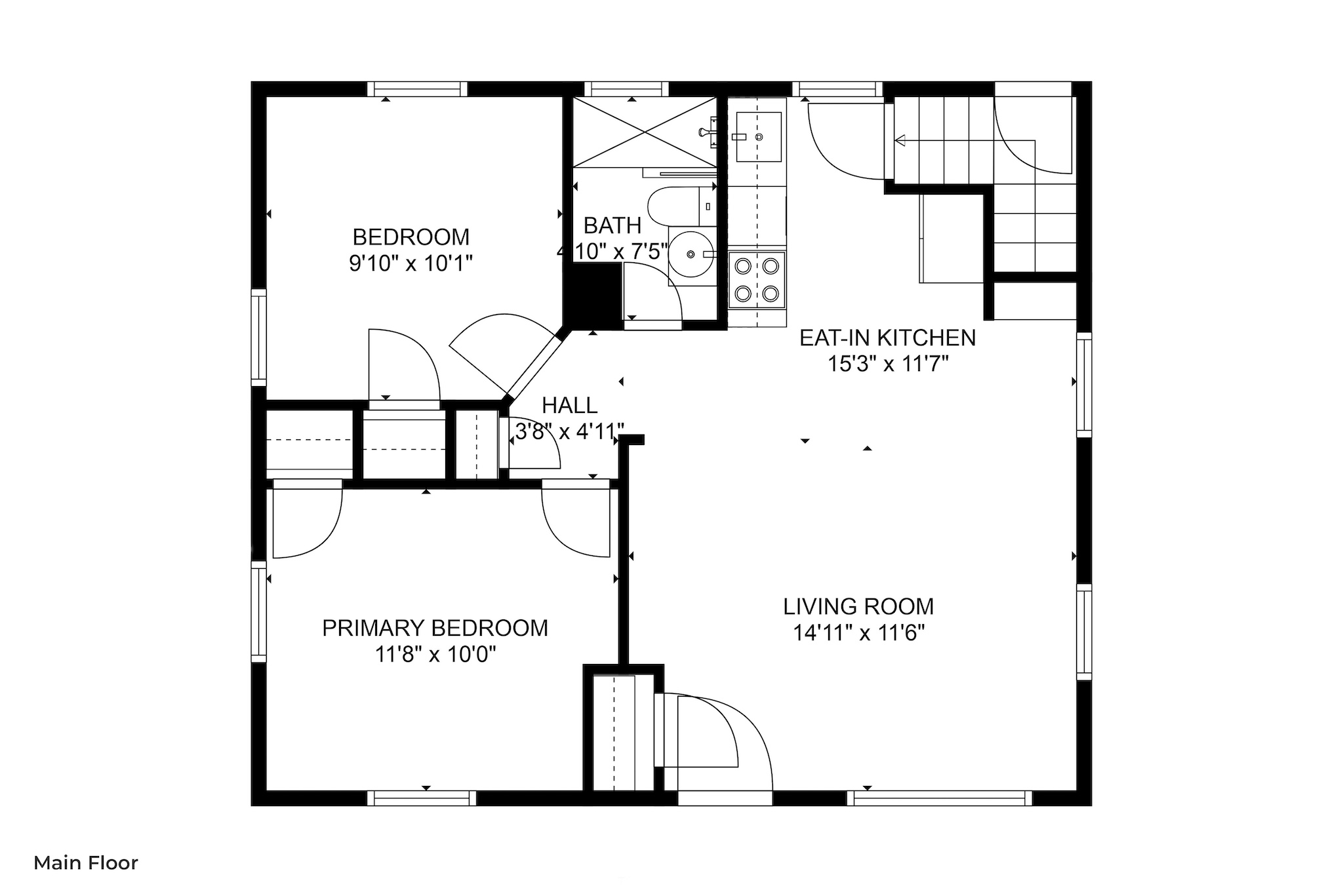 3 Bedrooms Bedrooms, ,1 BathroomBathrooms,Woodford Rentals,For Rent,1362