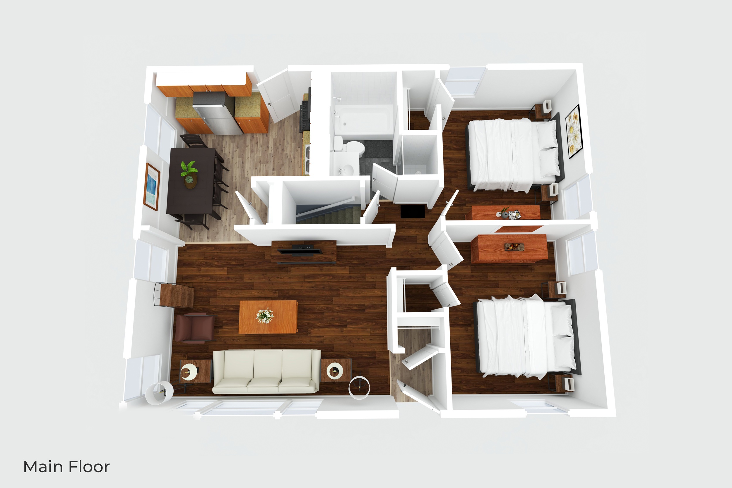 2 Bedrooms Bedrooms, ,1 BathroomBathrooms,Woodford Rentals,For Rent,1369
