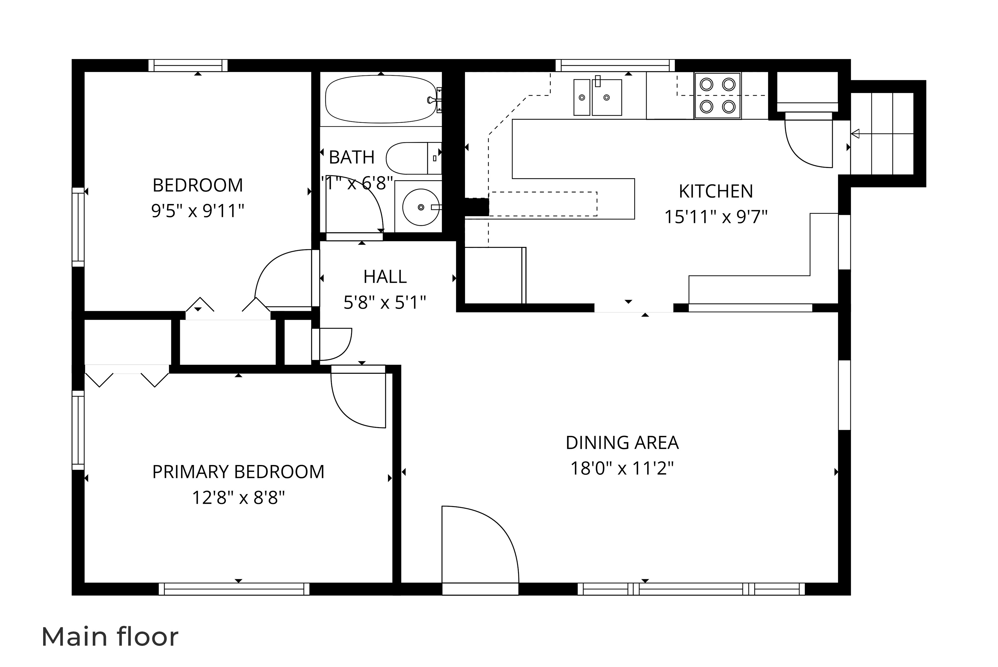 3 Bedrooms Bedrooms, ,2 BathroomsBathrooms,Woodford Rentals,For Rent,1388